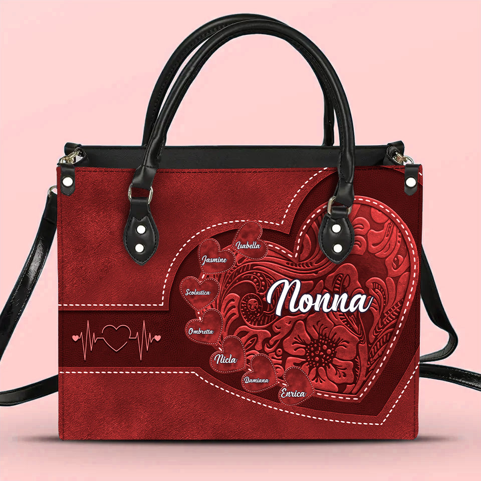Generazioni di Amore – Borsa in Pelle Personalizzata per la Nonna