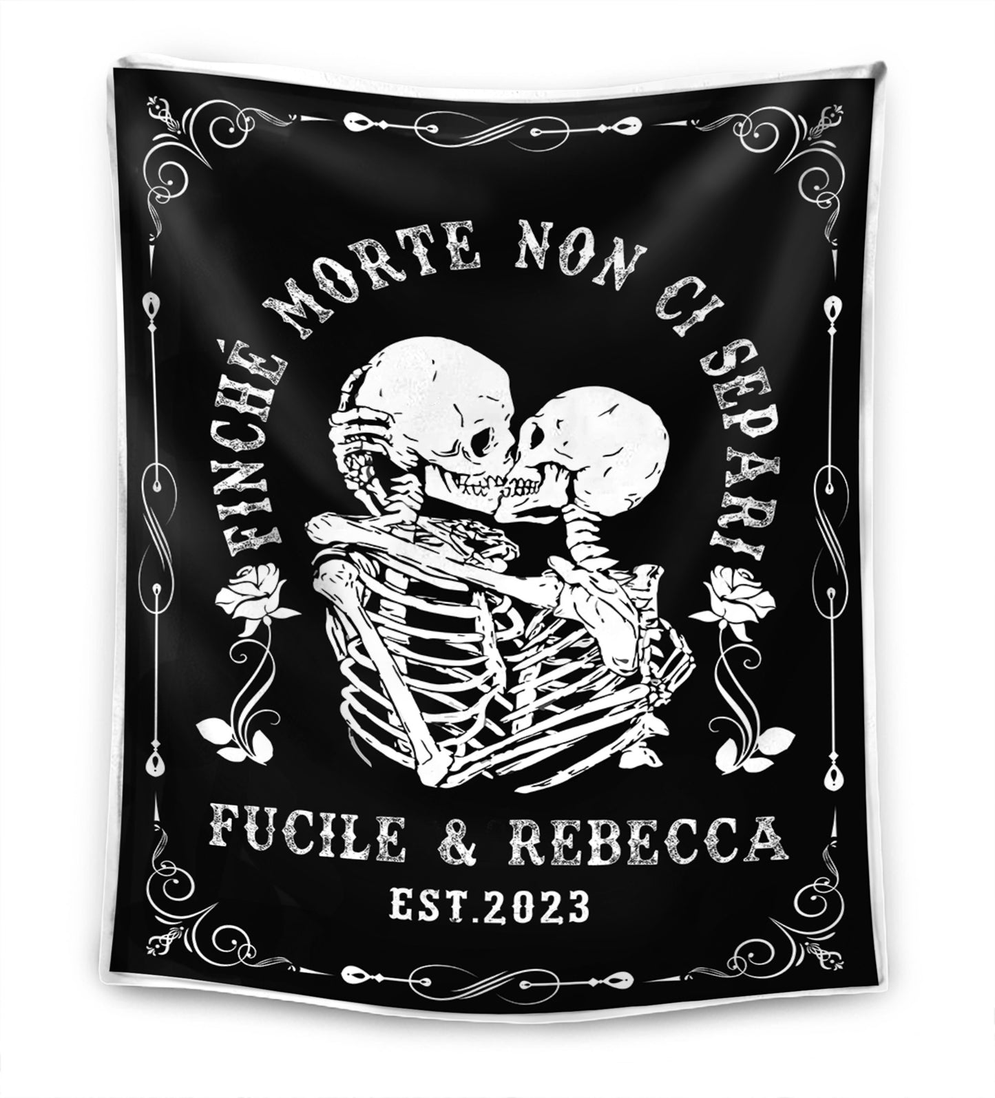 Finché Morte Non Ci Separi - Coperta Premium Personalizzata - Ver5