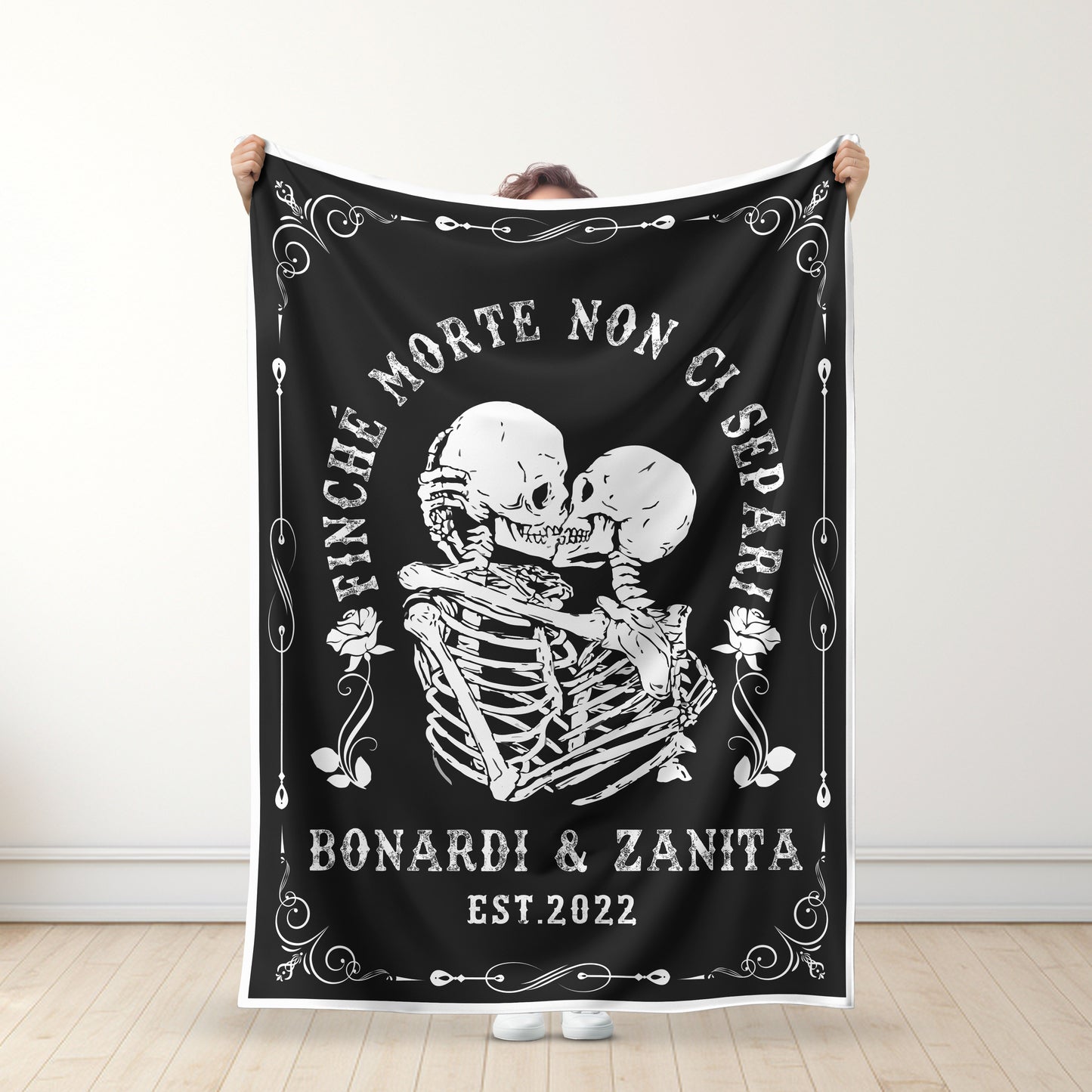 Finché Morte Non Ci Separi - Coperta Premium Personalizzata - Ver5
