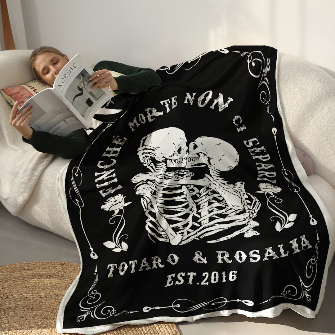 Finché Morte Non Ci Separi - Coperta Premium Personalizzata - Ver5