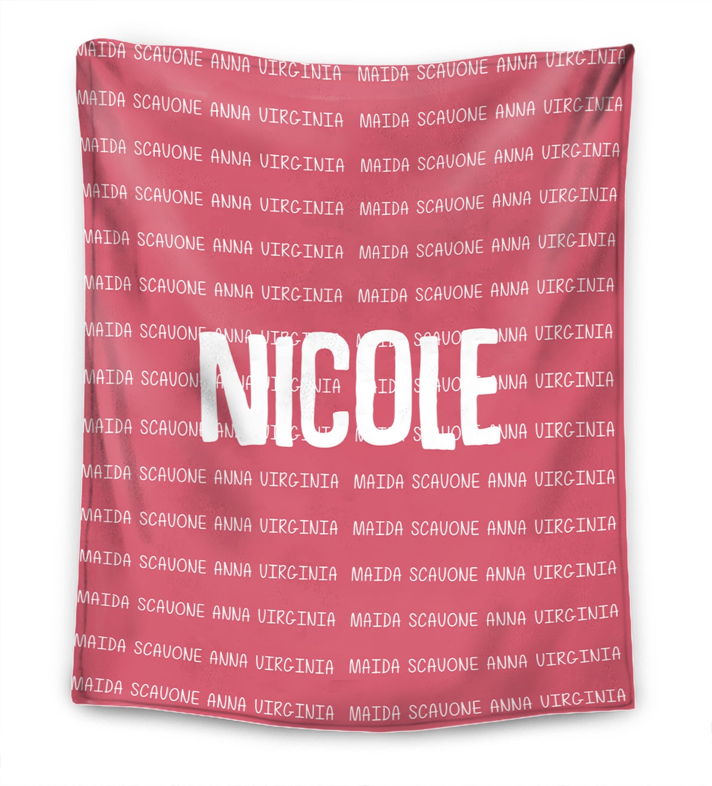 Coperta Premium Personalizzata con Nomi di Famiglia™