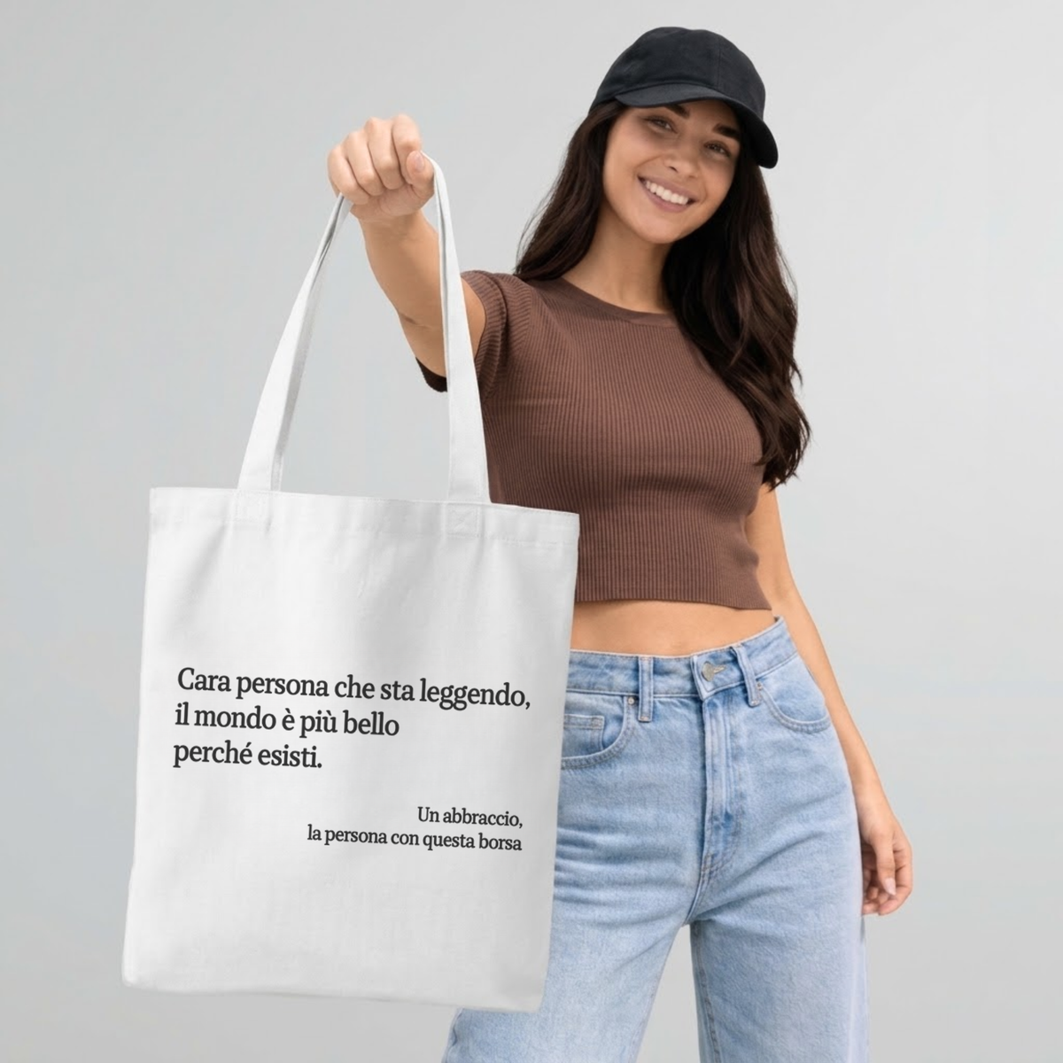 Borsa in tela Vai bene così