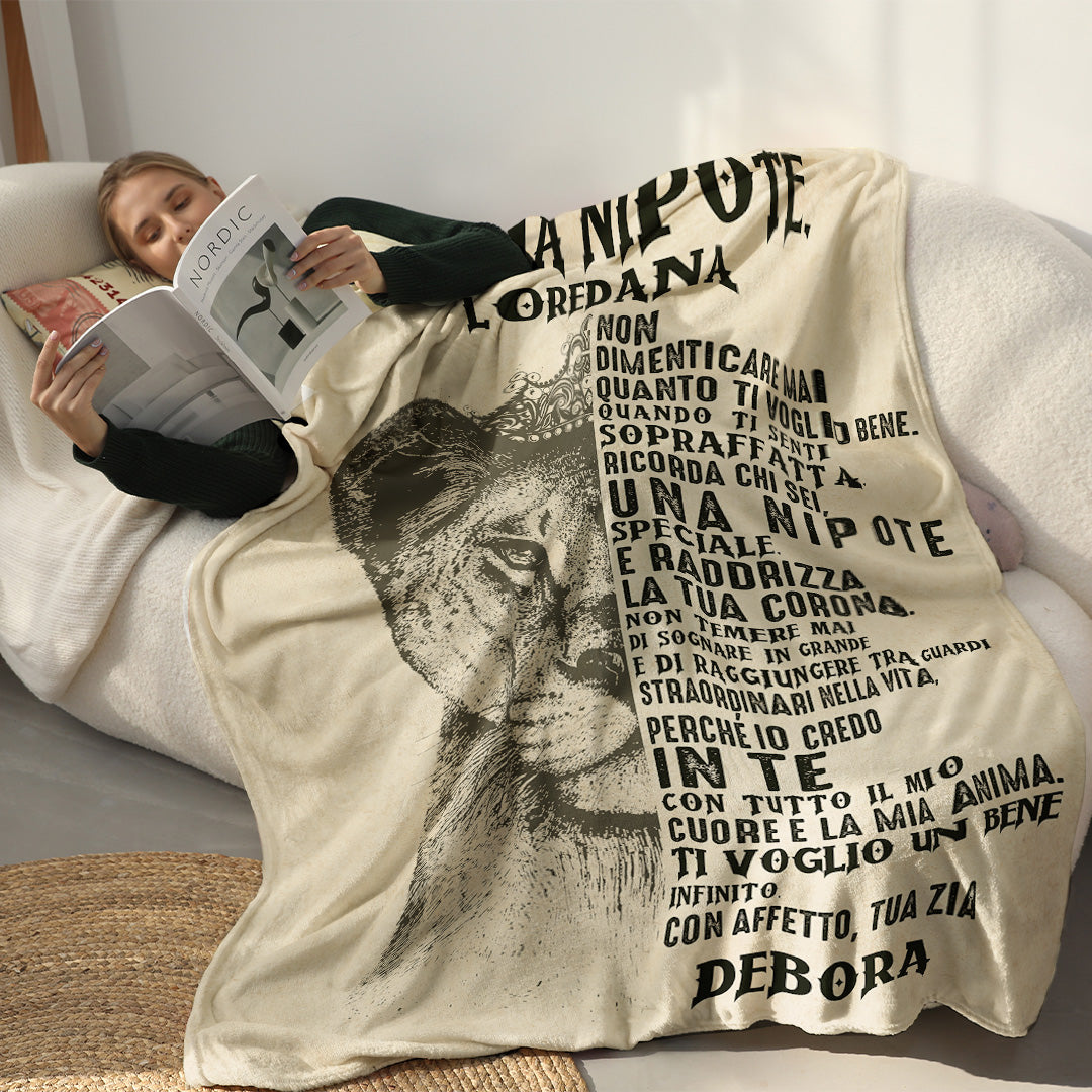 A mia nipote – Coperta Premium Personalizzata™