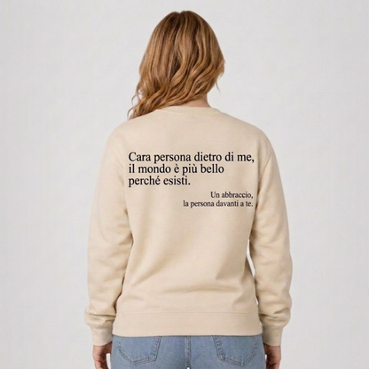 Felpa Girocollo Vai bene così