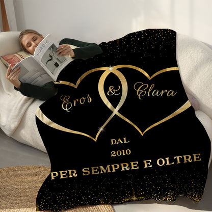 Per Chi Custodisce Il Mio Cuore - Coperta Premium Personalizzata™