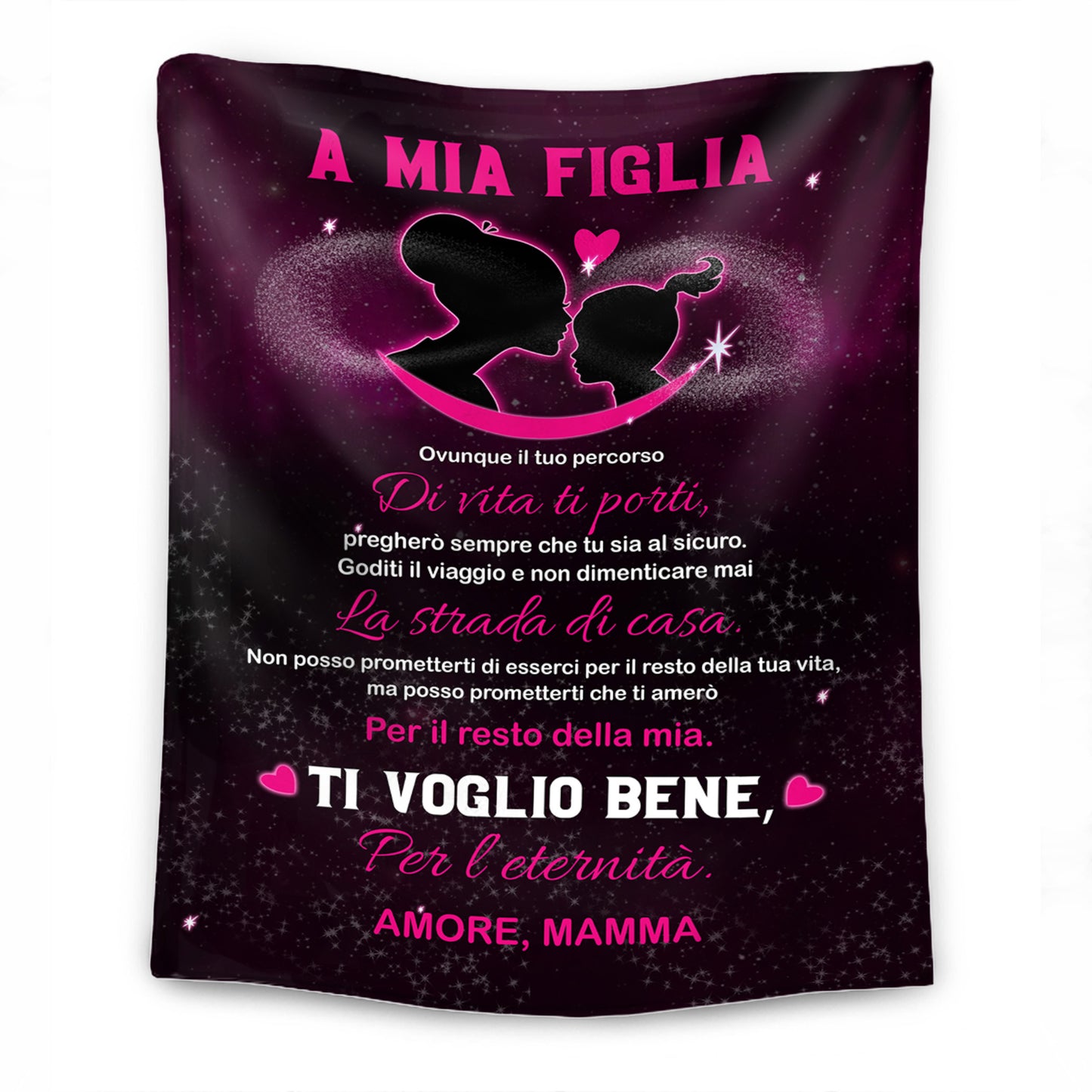 Amore Incondizionato - Madre - Per Mia Figlia / Per Mio Figlio - Coperta Premium™