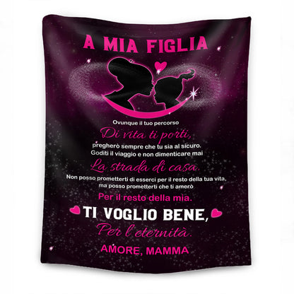 Amore Incondizionato - Madre - Per Mia Figlia / Per Mio Figlio - Coperta Premium™