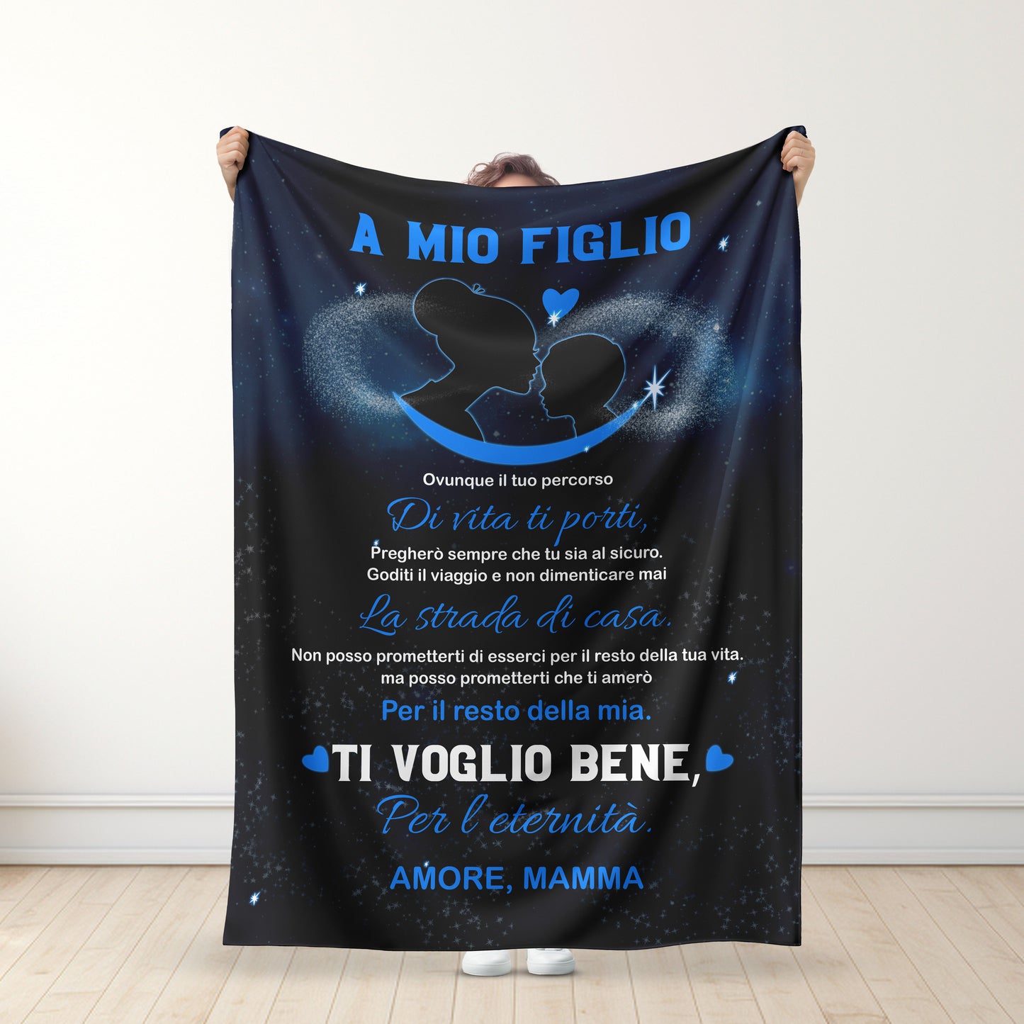 Amore Incondizionato - Madre - Per Mia Figlia / Per Mio Figlio - Coperta Premium™