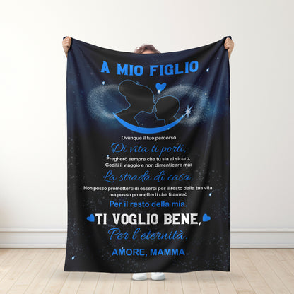 Amore Incondizionato - Madre - Per Mia Figlia / Per Mio Figlio - Coperta Premium™