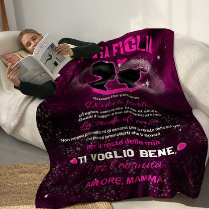 Amore Incondizionato - Madre - Per Mia Figlia / Per Mio Figlio - Coperta Premium™