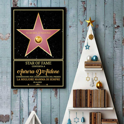 Decorazione Da Parete Star Of Fame Personalizzata™